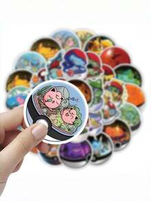 pokemon Pokémon Poké Ball Series Graffiti Stickers, Creative Anime Stickers For Water Bottles, Laptops, Waterproof Decorative Stickers - Multicolor - View 6