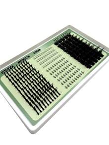 New 5D Fluffy Lash Clusters 200D Eyelash Clusters Spikes Eyelash With Bottom Lashes Clusters Thick Cluster Eyelash Extensions C/D Curl Lashes Clusters 290 Pcs Individual Lashes 10-18MM Cosplay 3D Spiky Wispy Thick Mink Fake Eyelashes Makeup Lash Clusters, Eyelash Clusters, Reusable Bottom Lashes Eyelash Clusters Volume Individual Lashes DIY Spiky Lash Extension Manga Cluster Eyelash Extensions Mink Strips Lashes Thick,Individual Eyelashes, Lashes, Fake Lashes - 黑色 - 查看 6