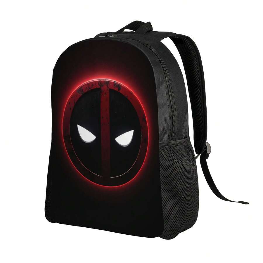 D-Deadpools Neutral Style Lightweight Backpack With Single Pocket Easy To Match And Comfortable To Wear For Busy Days Or Short Trips - Black - View 1