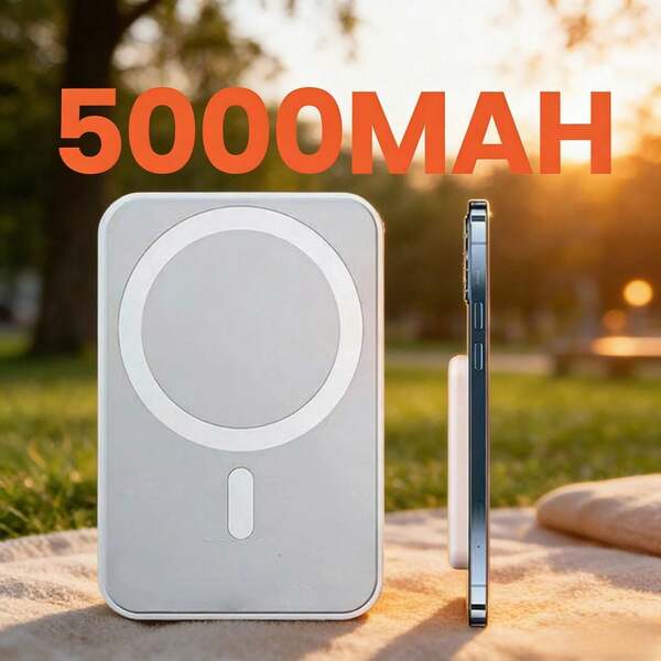 Carregador Portátil Estável Indução 3000mAh 5000mAh 10000mah Sem Fio