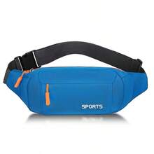 Bolsa de cintura/bandolera unisex con correa de hombro ancha ajustable, cinturón deportivo multifuncional, bolsillo para teléfono celular, billetera, llavero, mochila impermeable para viajes, senderismo y vacaciones. - Multicolor - Ver 9