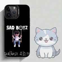 Funda para teléfono J-JunorHSadBoyz para iPhone 16, 15, 14, 13, 12, 11, Pro, MAX, negra mate, a prueba de golpes, 17Air - z2 - Ver 4
