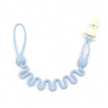 Dây giữ núm vú giả cho bé, 1 chiếc, kèm 1 kẹp, bằng silicon, có thể nhai được và có mặt dây chuyền chống thất lạc. - Nhiều màu - Xem 13