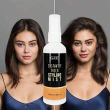 GZE 瞬间丰盈造型喷雾 - 轻盈蓬松定型喷雾，适合细软发质 - 增加头发丰盈度和蓬松感，不僵硬 - 100ml - 查看 3