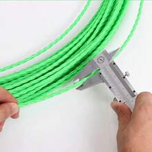 4mm易拉线，10-50米绿色拉线，拉线器，螺旋塑钢线，电缆/网络线缆导管送线器，带弹簧头的光纤线槽导向拉线器 - 4mm - 查看 7