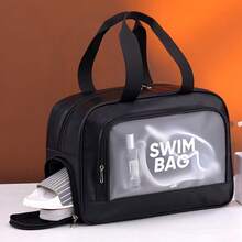 Waterproof Travel Toiletry Bag With Shoe Compartment – Large Capacity Clear PVC Tote Bag, Makeup Cosmetic Organizer Bag For Travel Toiletries Accessories - Multicolor - View 8