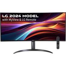 LG 34 Inch Smart Monitor WQHD 1440P Curved Screen 100Hz With Adjustable Stand - View 1