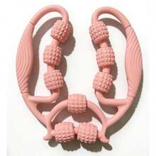 9滚轮圆形腿部按摩器，腿部塑形夹，适用于小腿和大腿按摩，配备360°旋转滚轮按摩工具，有紫色、绿色和粉色可选。 - 查看 11