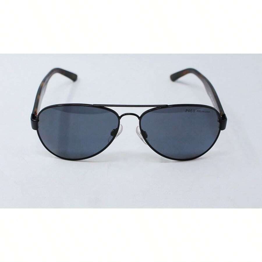 Polo Ralph Lauren Ph 3096 9267-81 - Semi Shiny Black-Grey Polarized By Ralph Lauren For Men - 59-14-145 Mm Sunglasses - 白色 - 查看 1