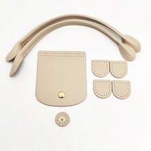 8pcs/Set New PU Crochet Bag Making Accessories Kit, DIY Woven Handbag Lid Box Bag Material Set - Multicolor - View 19