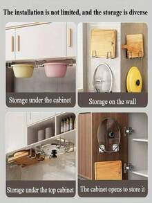 2pcs Stainless Steel Sponge Holder | Rust-Proof Brushed SUS304 Material, Wall-Mounted/Surface Mounted, Drainage Design, Tidy Storage - A - View 7