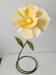 Gran flor de amapola artificial de espuma, cabeza de flor artificial, decoración de fondo para boda, decoración de escenario, flor guía de pasillo, decoración del hogar, centro de mesa, Día de San Valentín, cumpleaños, ceremonia de graduación - Multicolor - Ver 50
