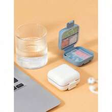 Portable Pill Storage Box Moisture Proof Pill Organizer For Men And Women Travel Essentials Cruise Essentials Dorm Essentials Daily Pill Box To Hold Vitamin Medicine Medication And Supplement PP Pill Container First Kit Medical Bag For Travel Home Camping Outdoor Hiking Hunting Back To School - Multicolor-1 - View 6