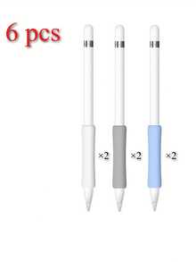 6个硅胶笔套，触感柔软，保护性强，适用于大多数钢笔/触控笔，易于清洁，防震防滑 - 彩色 - 查看 7