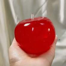 1/3pcs Red Apple Squeeze Toy, Slow Rebound Design Helps Relieve Stress And Improve Attention, Suitable As Birthday, Party, Holiday, Stocking Stuffer, Collection Gift, And Prank Game! - Multicolor - View 2