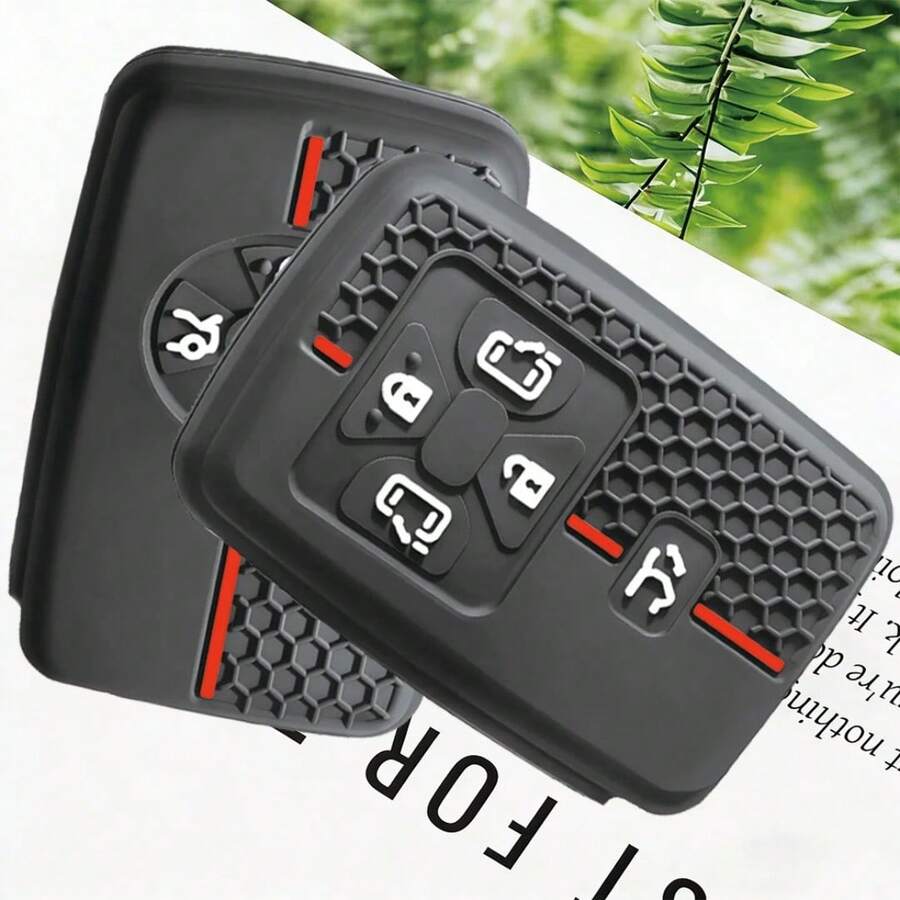 Bao đựng chìa khóa xe hơi bằng silicon mềm cao cấp dành cho RAV4 2008 Premio Auris Rukus Vanguard Estima Alphard Vellfire. - đen - Xem 1