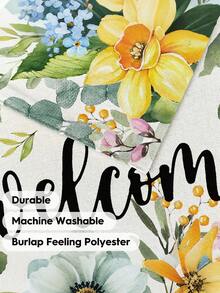 1Pc Spring Flowers Garden Flag 12 X 18 Inch Double Sided, Seasonal Welcome Yard Outdoor Flag - 30x45cm - Xem 5
