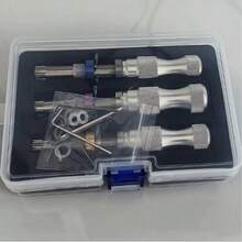 3pcs/Set Plum Tools 7 Pin Advanced Tubular Lock Accessory Part 7.0/7.5/7.8 Mm - A - View 10