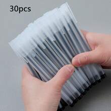 1/5/10/20/30/50支装创意透明磨砂凝胶笔，简约学生文具 - 套裝 - 查看 12