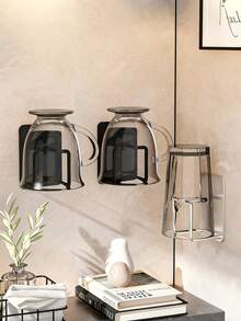 1 Giá đỡ bàn chải đánh răng điện treo tường đơn giản, không cần khoan, giá để bàn chải đánh răng tối giản, giá đựng bàn chải đánh răng đa năng cho phòng tắm. - Nhiều màu - Xem 4