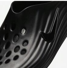 Nike Rejuven8 男士休闲透气拖鞋 - 黑色 - 查看 7