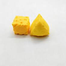 2 piezas de queso grande para exprimir - Bloques de queso suaves y exprimibles | Regalo Gurgle Gurgle, queso divertido para adultos | Bolas de queso para aliviar el estrés - Entretenimiento Sunshine - Multicolor - Ver 12