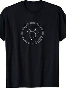 Camiseta con el Signo del Horóscopo Zodíaco Tauro - Bronce - Ver 7