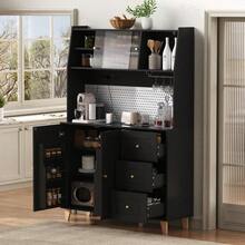Buffets & Sideboards - Black + MDF - View 11
