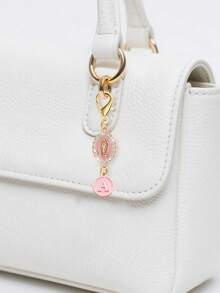 Letter Religious Virgin Mary Cross Pendant, Car Rearview Mirror Blessing Pendant, Prayer Keychain, Catholic Cross Packaging Amulet; Wallet, Backpack Decorative Accessories, Earphone Case Accessories, Suitcase And Car Decoration, Suitable For Family, Friends, Classmates, Teachers, Colleagues, Lovers, Valentine's Day Gift, Baptism Gift, Party Keychain Gift Bag - one-size - View 2