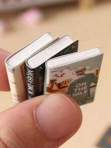 10pcs Realistic Mini Fake English Book Models, DIY Furniture Decor, Suitable For Mother's Day, Teacher's Day, Graduation Gifts, Adult Party Favors, Bulk Gifts, Singles Party Favors - Multicolor - View 6