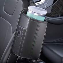 1pcCar Tissue Box, Side Seat Tissue Bag, Interior Hanging Bag, Multifunctional Tissue Dispenser Storage Bag, Suitable For Organizing Tissues, Water Bottles, Mobile Phones, Tickets, And Bank Cards, Keeping The Car Tidy, Universal Model - Holiday Gift For Wife And Mother [Style And Color Sent At Random] - Multicolor - View 3