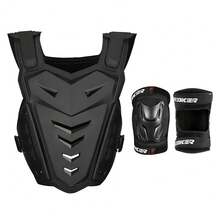 1 Set Motorcycle Anti-Fall Anti-Collision Riding Gear, Off-Road Riding Knee Pads Chest Back Protector, Outdoor Sports Riding Protective Equipment, Rider Gift - Multicolor - View 1