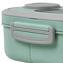 LIVINGANDHOME 3 Colors Portable Lunch Box Set With Insulated Bag,Lunch Box Food Container - Green - View 11