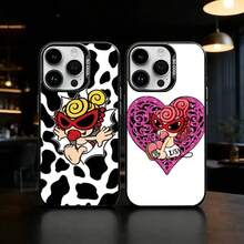 H-HystercCOLORFULM-MnPhone funda compatible con Phone17Air161514131211ProMaxPlus, cubierta plateada mate negra. - z7 - Ver 1
