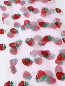 1 chiếc khăn trải bàn lưới màu hồng họa tiết dâu tây, khăn trải bàn organza họa tiết dâu tây, thích hợp trang trí tiệc sinh nhật lần thứ nhất theo chủ đề dâu tây, đồ dùng tiệc mừng em bé, trang trí đám cưới, trang trí tiệc sinh nhật theo chủ đề dâu tây, trang trí tiệc tiết lộ giới tính em bé, đồ dùng tiệc ngày lễ, trang trí nhà cửa, đồ trang trí tiệc mừng em bé, trang trí bàn tiệc, đồ dùng tiệc mùa xuân, quà tặng tiệc. - quả dâu - Xem 9