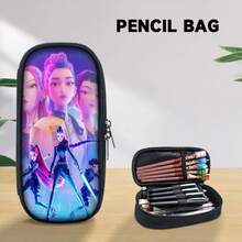 Hasbro 1 Stück K-Pop Hexe Mädchen Gruppe 3-lagiger Federmäppchen, großer Stauraum für Schreibwaren, mehrlagige Stiftetasche, Cartoon-Muster, verschiedene Stile erhältlich - Einzelstück - Übersicht 16