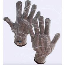 Guantes de trabajo resistentes al corte, nivel 5 de protección para construcción, antideslizantes, resistentes a cuchillos, reforzados y resistentes al desgaste - A - Ver 6