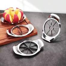 Large Stainless Steel Apple Corer Slicer, Multifunctional Fruit Peeler Pitter Knife, Kitchen Tool Gadget For Home Use - Silver - View 5