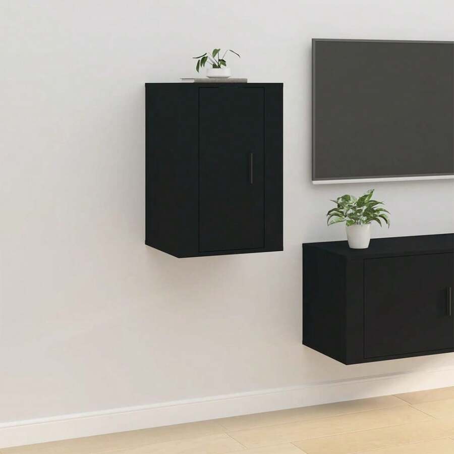 Muebles para televisión y centros de entretenimiento - Negro - Ver 1