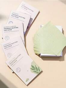100pcs Oil Blotting Paper, Oil Absorbing Sheets, Suitable For Oily Skin Care For Men And Women - Multicolor - View 2