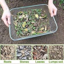 1pc S/M/L Stainless Steel Garden Soil Sieve, Multi-Size Square Drainage Basket Mesh Sieve, Suitable For Sifting Soil, Filtering Succulent Soil And Aquarium Substrate At Home - Square Soil Sieve - View 5