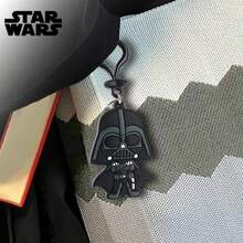 StarWars 1 pieza Figura de llavero con clip de mochila de Darth Vader de Star Wars con licencia oficial, figura de anime, decoración de mochila, regalo de cumpleaños para madre, padre, graduación y maestro - Multicolor - Ver 4