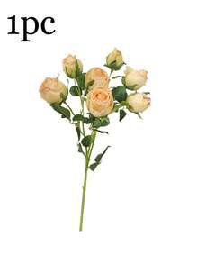 1/3/5 szt. Sztuczna róża, Sztuczna róża, Dekoracja domu, Styl nordycki, 7 małych, sztucznych główek róż, Sztuczne rośliny zielone, Wystrój domu w stylu rustykalnym, Jesienny bukiet róż, Bukiet róż odpowiedni na każdą porę roku, Wystrój salonu, Wystrój stołu jadalnego, Wystrój ślubny, Wystrój wiosenny, Dekoracje ślubne, Sztuczne kwiaty - Wielokolorowe - Zobacz 18