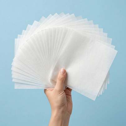 20 Sheets Translucent Ironing Paper For Fuse Beads, 6x6" Reusable Ironing Sheets - Professional Heat Resistant Wax Paper For DIY Sticky Beads Crafts & Pixel Art Sticking - Non-Stick Baking Paper For Creative Hobby Activities