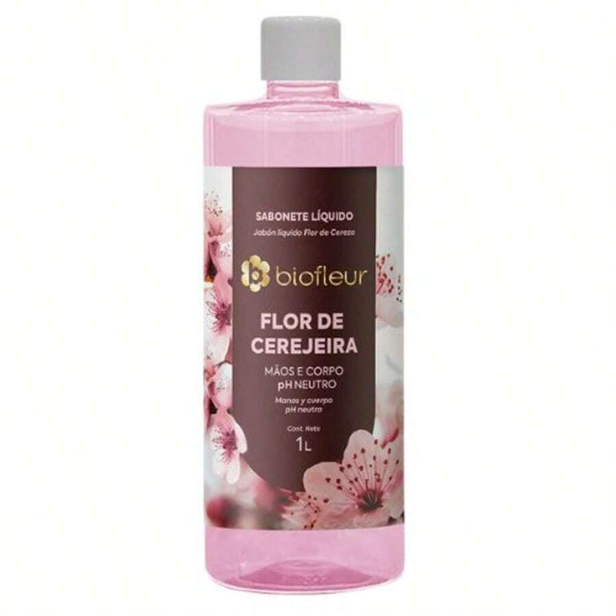 Biofleur Liquid Soap 1 Liter - Cherry Blossom - View 1