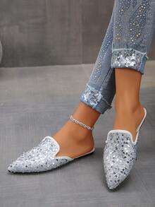 Silver Base-silver Sequins