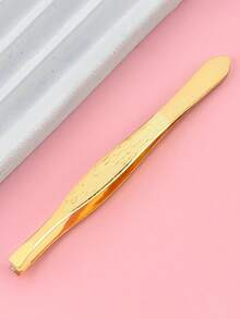 不锈钢眉镊、金眉镊、假睫毛镊、化妆美容工具、眉镊、睫毛镊、眼部工具镊子、眼睑镊子 - 彩色 - 查看 10