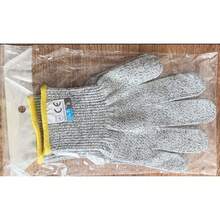 Guantes de trabajo resistentes al corte, nivel 5 de protección para construcción, antideslizantes, resistentes a cuchillos, reforzados y resistentes al desgaste - A - Ver 5
