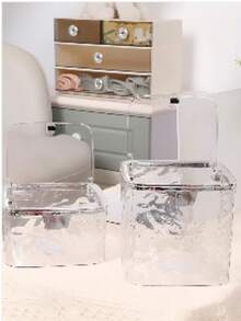 1 Thùng rác mini cao cấp, sang trọng, dùng để bàn trong phòng ngủ, kiêm bàn cà phê, thùng rác mini dạng nhấn, hộp đựng đồ sáng tạo. - nhiều màu - Xem 3