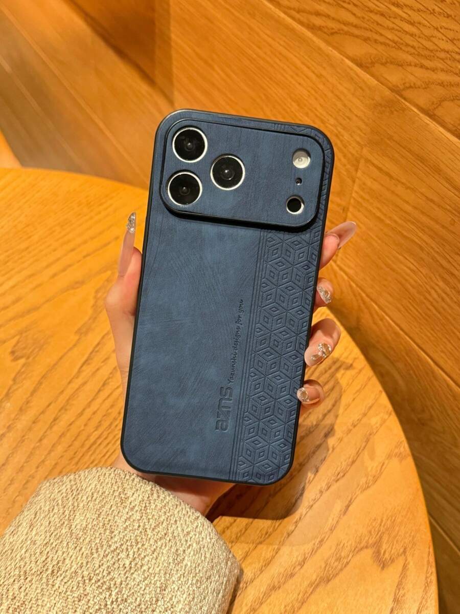 复古风格高品质蓝色砂岩纹理手机保护壳，PU材质，适用于 7/8/7 Plus/8 Plus/X/XS/XR/XS Max/11/11 Pro/11 Pro Max/12/12 Pro/12 Pro Max/12 Mini/13/13 Pro/13 Pro Max/13 Mini/14/14 Pro/14 Pro Max/14 Plus/15/15 Pro/15 Pro Max/15 Plus/16/16 Pro/16 Pro Max/16 Plus/17/17 Pro/17 Pro Max/17 Plus、Galaxy S25/S24/S23/S22/S21/S20 Ultra/S25/S24/S23/S22/S21/S20 Plus/S25/S24/S23/S22/S21/S20 FE、Note 14 Pro+、15 Pro、14 Ultra、Turbo 4 Pro 5G、荣耀X9C、MAGIC7 LITE、荣耀400 - 藍色 - 查看 1